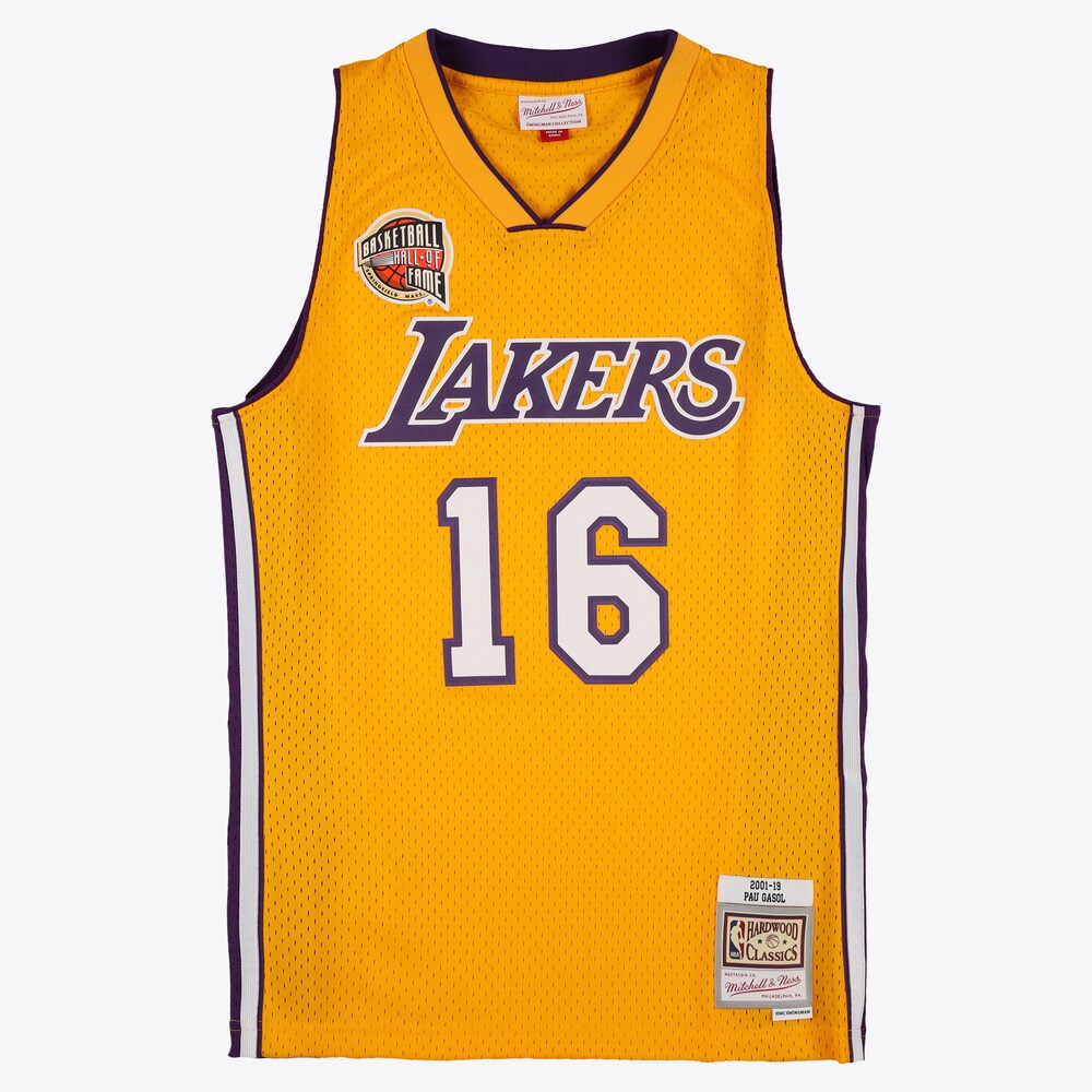 Los Angeles Lakers Hof Swingman Jersey Pau Gasol | Stitched Jersey RTJS 11909