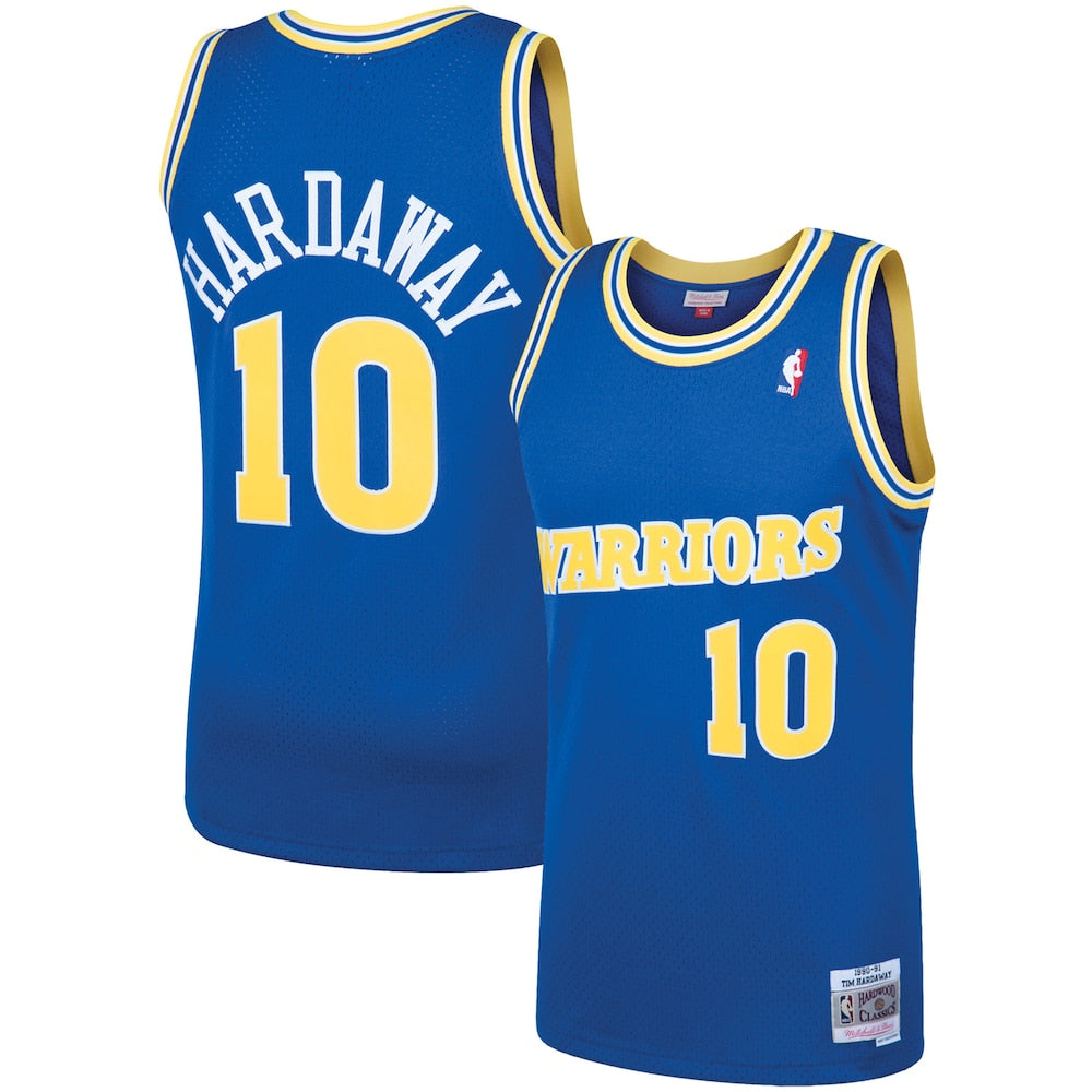 Tim Hardaway Royal Golden State Warriors 1990 Hardwood Classics Swingman Player Jersey | Stitched Jersey RTJS 11902
