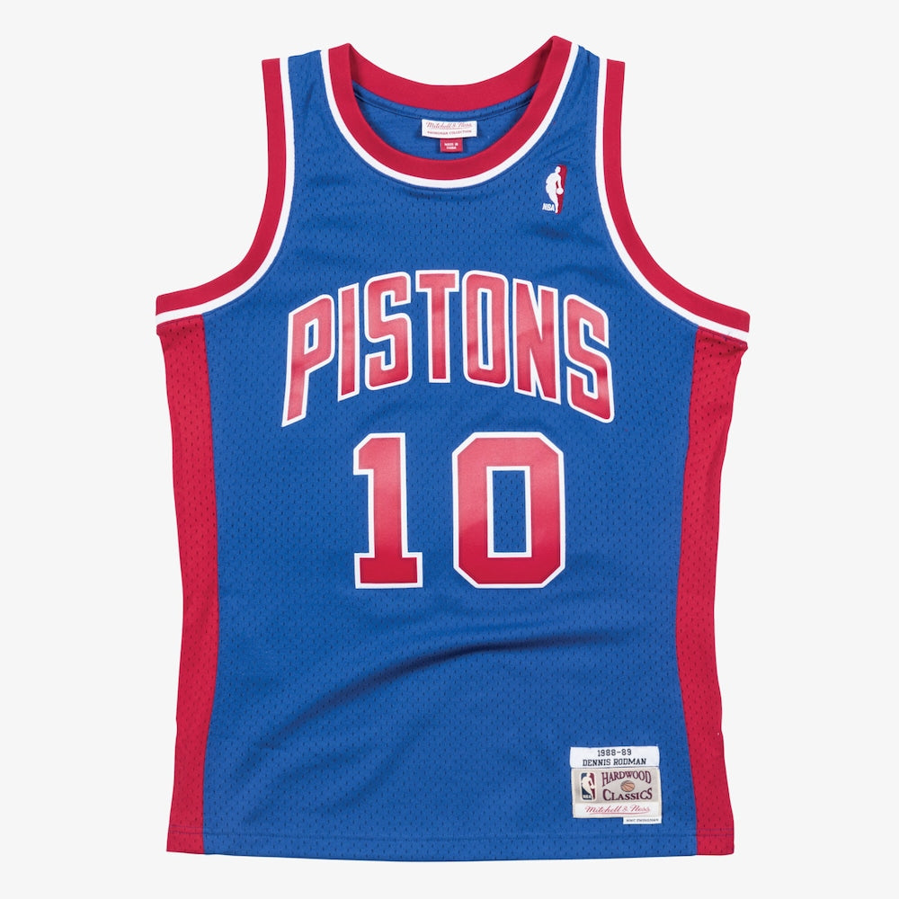 Detroit Pistons Swingman Jersey Road Dennis Rodman 1988 89 | Stitched Jersey RTJS 11886