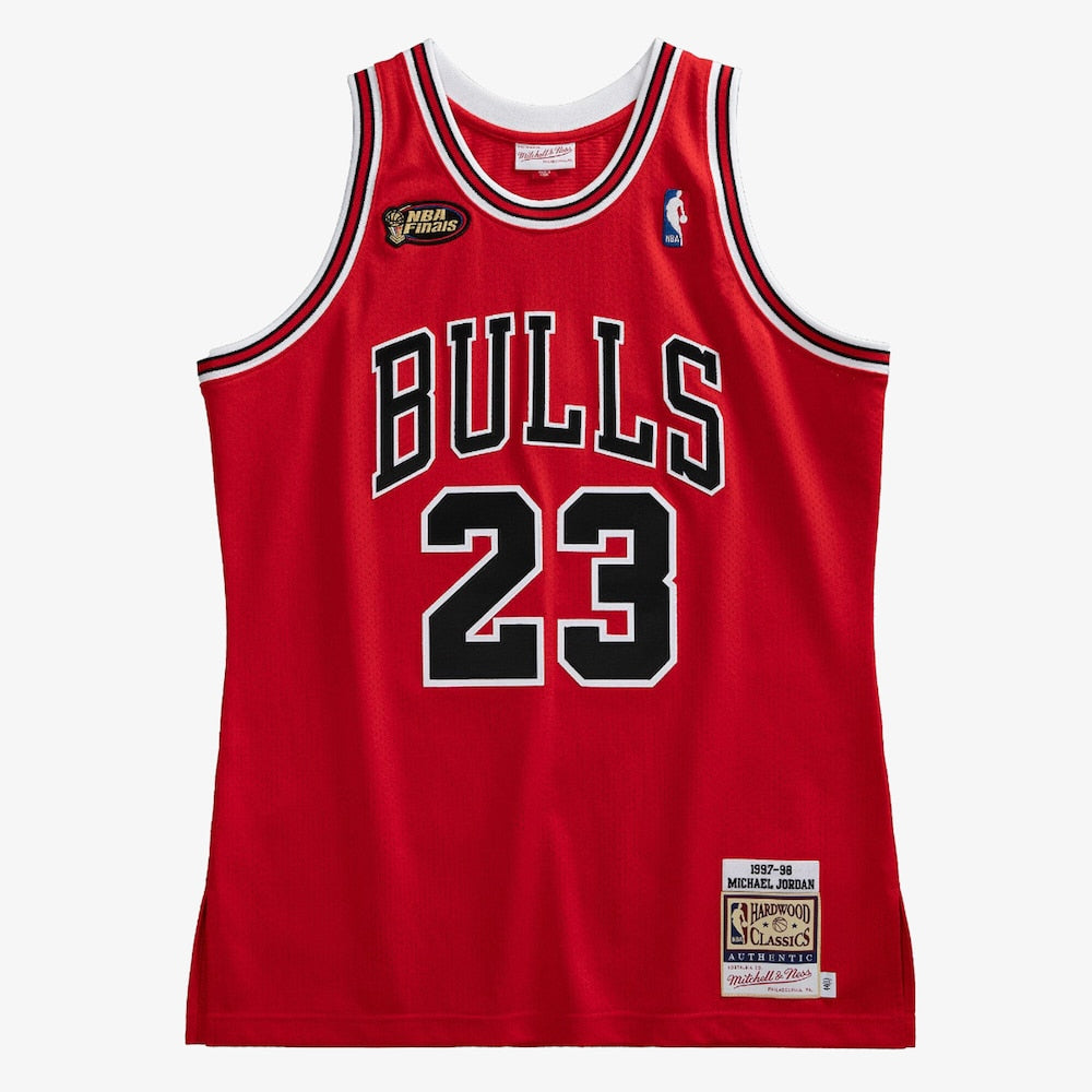 Chicago Bulls Jersey Road Finals Michael Jordan 1997 98 | Stitched Jersey RTJS 11866