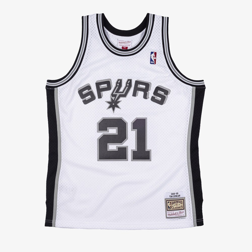 San Antonio Spurs Swingman Jersey Tim Duncan 1998 99 | Stitched Jersey RTJS 11876