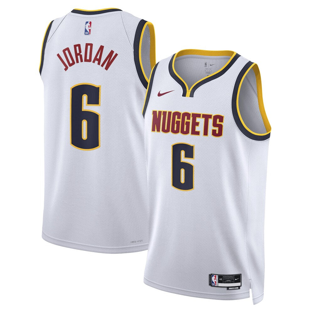 Denver Nuggets Association Edition Swingman Jersey White Deandre Jordan Unisex 1 | Stitched Jersey RTJS 11873