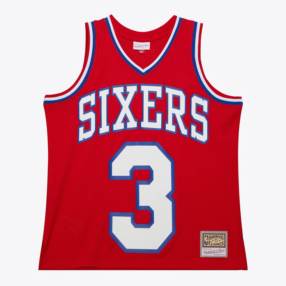 Philadelphia 76Ers Maxxed Out Jersey 2002 Allen Iverson | Stitched Jersey RTJS 11846