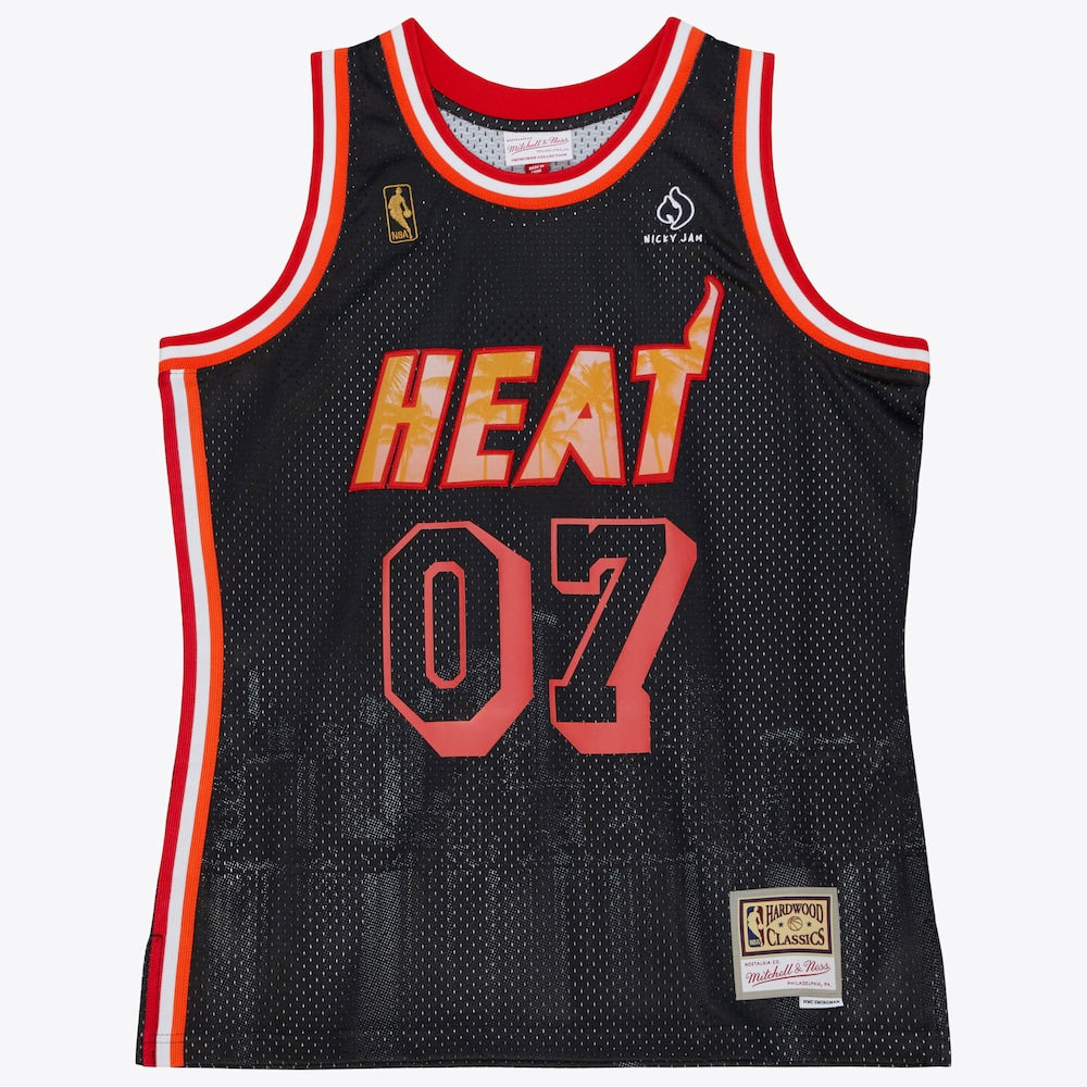 Miami Heat Mn X Nicky Jam Swingman Jersey | Stitched Jersey RTJS 11836