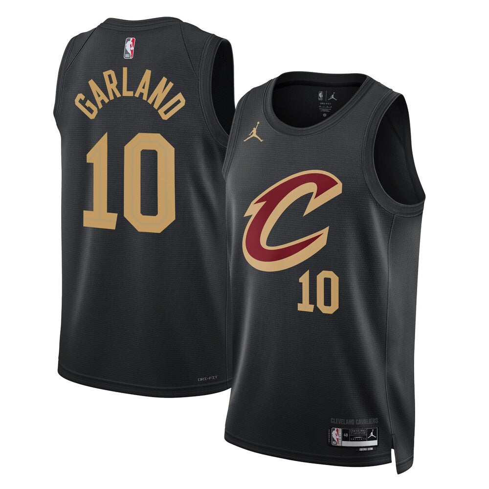 Cleveland Cavaliers Jordan Statement Edition Swingman Jersey Black Darius Garland Unisex | Stitched Jersey RTJS 11824