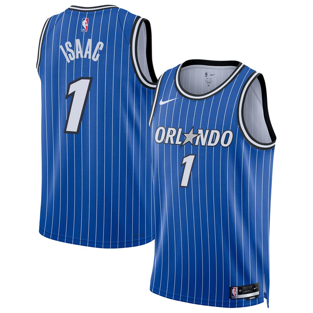 Orlando Magic Replica Icon Edition Swingman Jersey Blue Jonathan Isaac Unisex | Stitched Jersey RTJS 11821