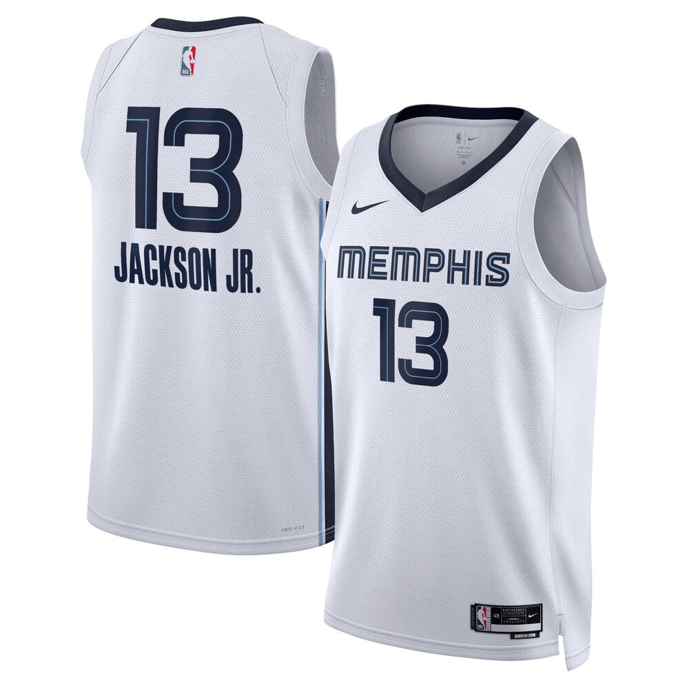Memphis Grizzlies Association Edition Swingman Jersey White Jaren Jackson Jr Unisex | Stitched Jersey RTJS 11770