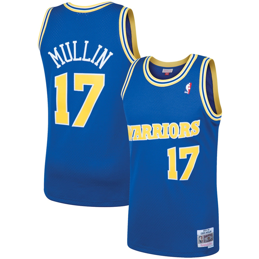 Chris Mullin Royal Golden State Warriors 1993 94 Hardwood Classics Swingman Player Jersey | Stitched Jersey RTJS 11781