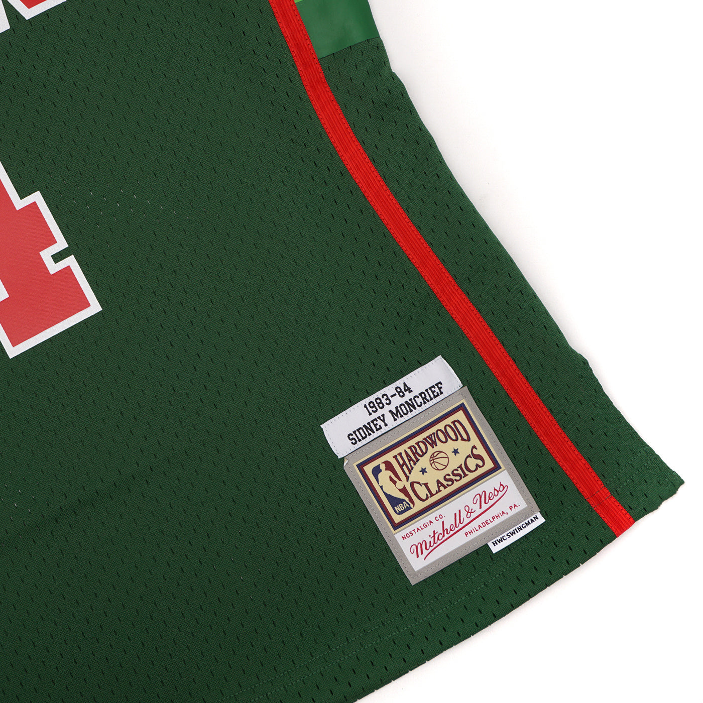 Men's Milwaukee Bucks Sidney Moncrief Mitchell & Ness Green 1983-84 Hardwood Classics Swingman Jersey