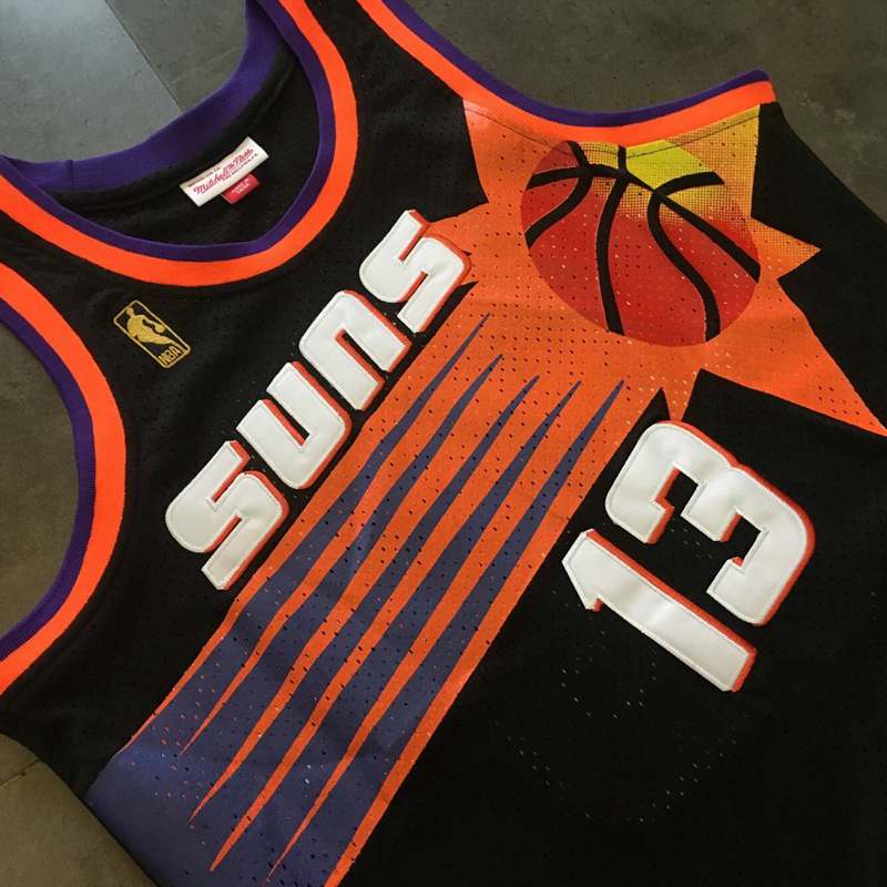 Steve Nash Phoenix Suns 1996/97 Hardwood Classics Jersey - Black