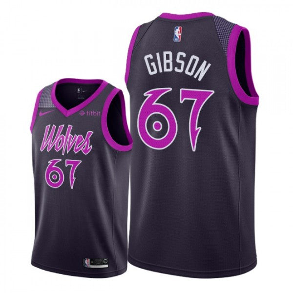 Taj Gibson Minnesota Timberwolves Unisex 2025/26 Jersey - Purple - City Edition