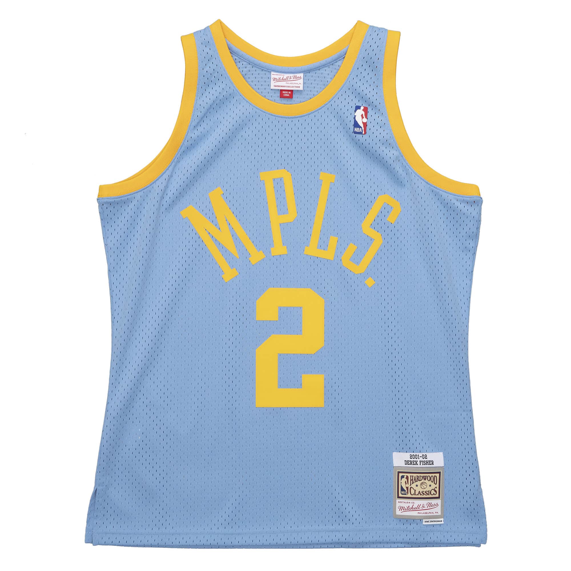 Los Angeles Lakers Derek Fisher Basketball Jersey
