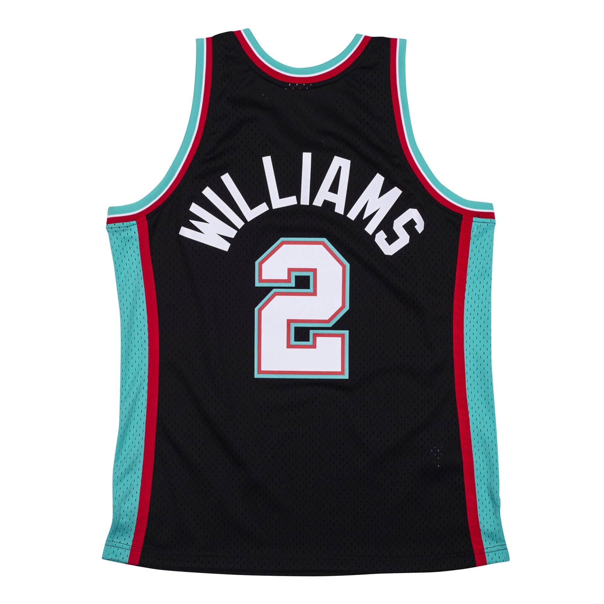 Memphis Grizzlies Jason Williams Black 2001-02 Hardwood Classics Swingman Jersey