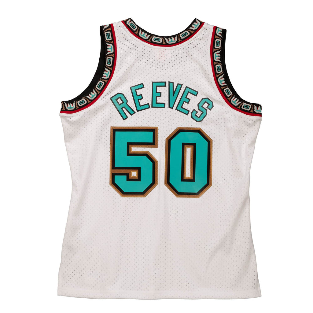 Vancouver Grizzlies Bryant Reeves White 1995-96 Hardwood Classics Swingman Jersey