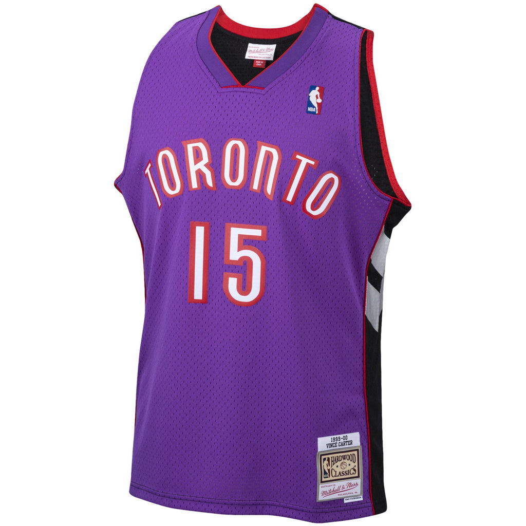 Men's Toronto Raptors Vince Carter Mitchell & Ness Purple 1999-2000 Hardwood Classics Swingman Jersey