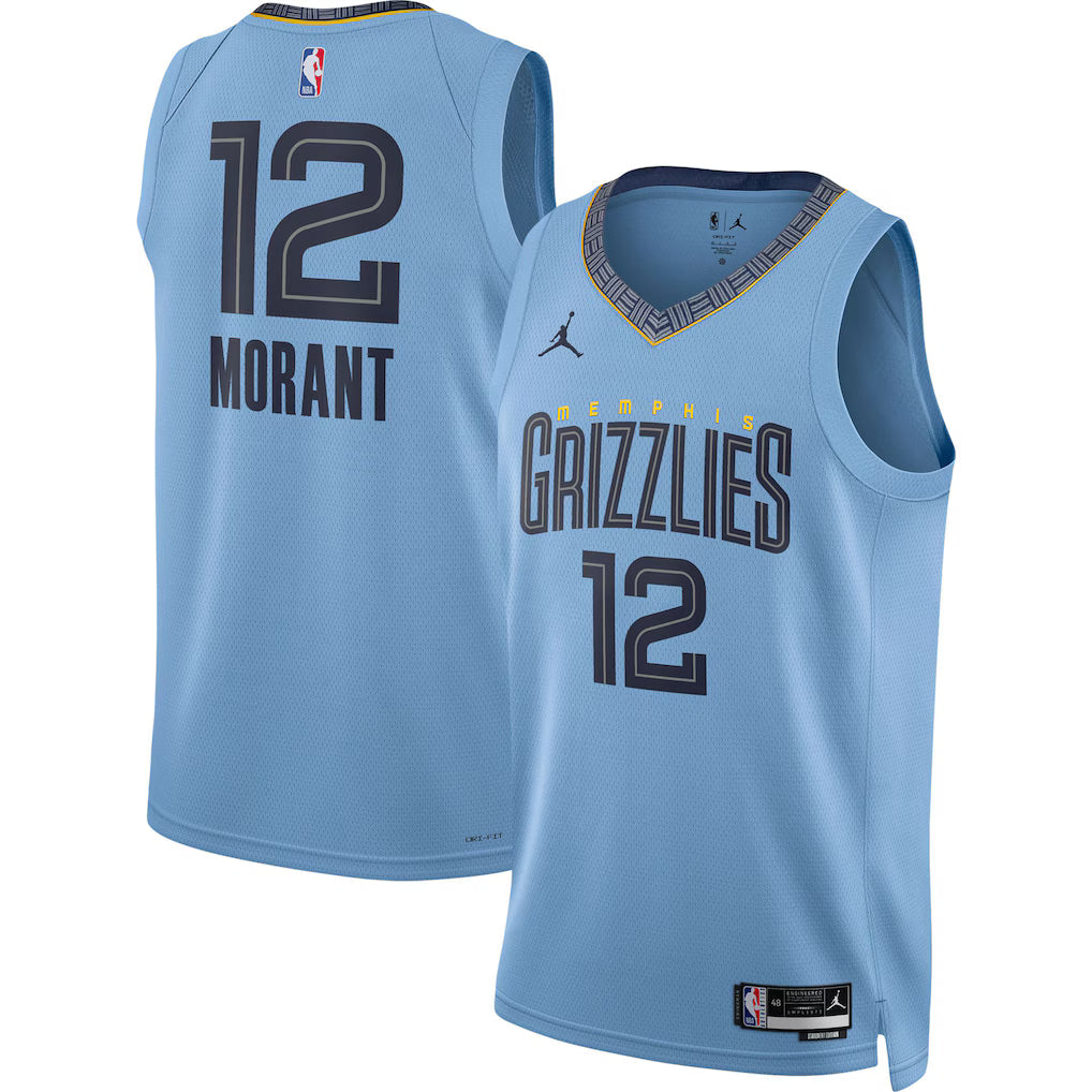 Ja Morant Memphis Grizzlies Unisex Jersey - Statement Edition - Light Blue