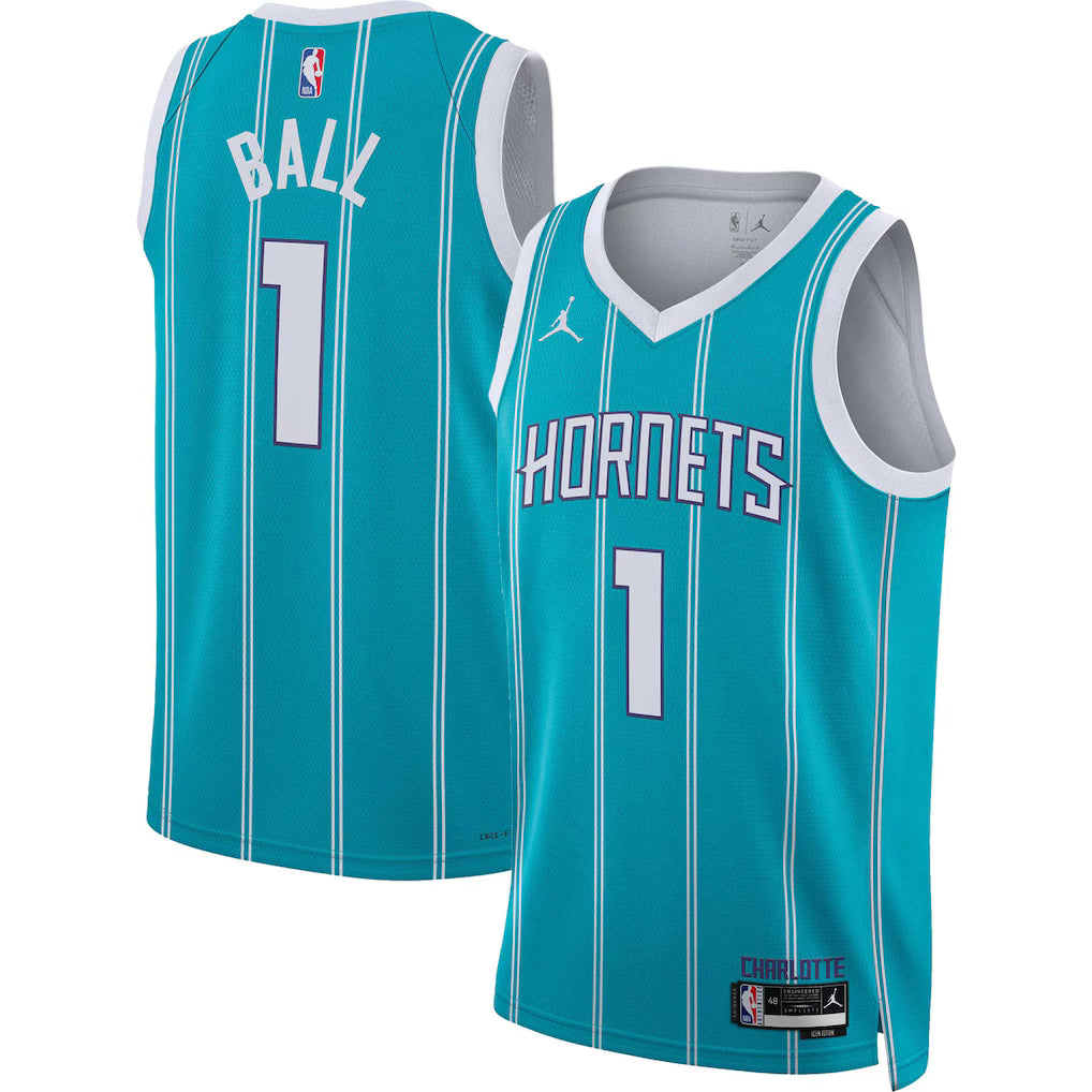 LaMelo Ball Charlotte Hornets Unisex Jersey - Icon Edition - Teal