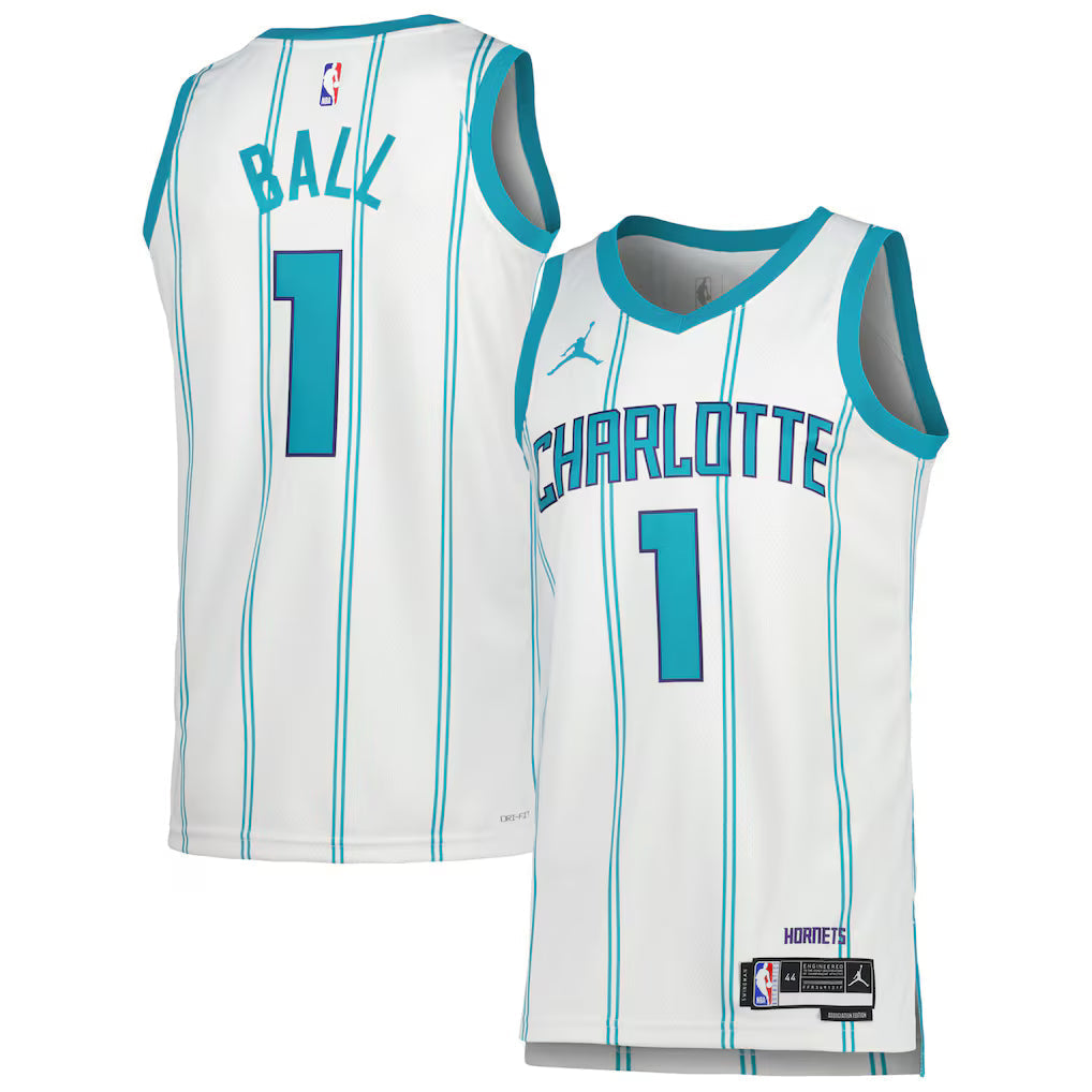LaMelo Ball Charlotte Hornets Unisex Jersey - Association Edition - White