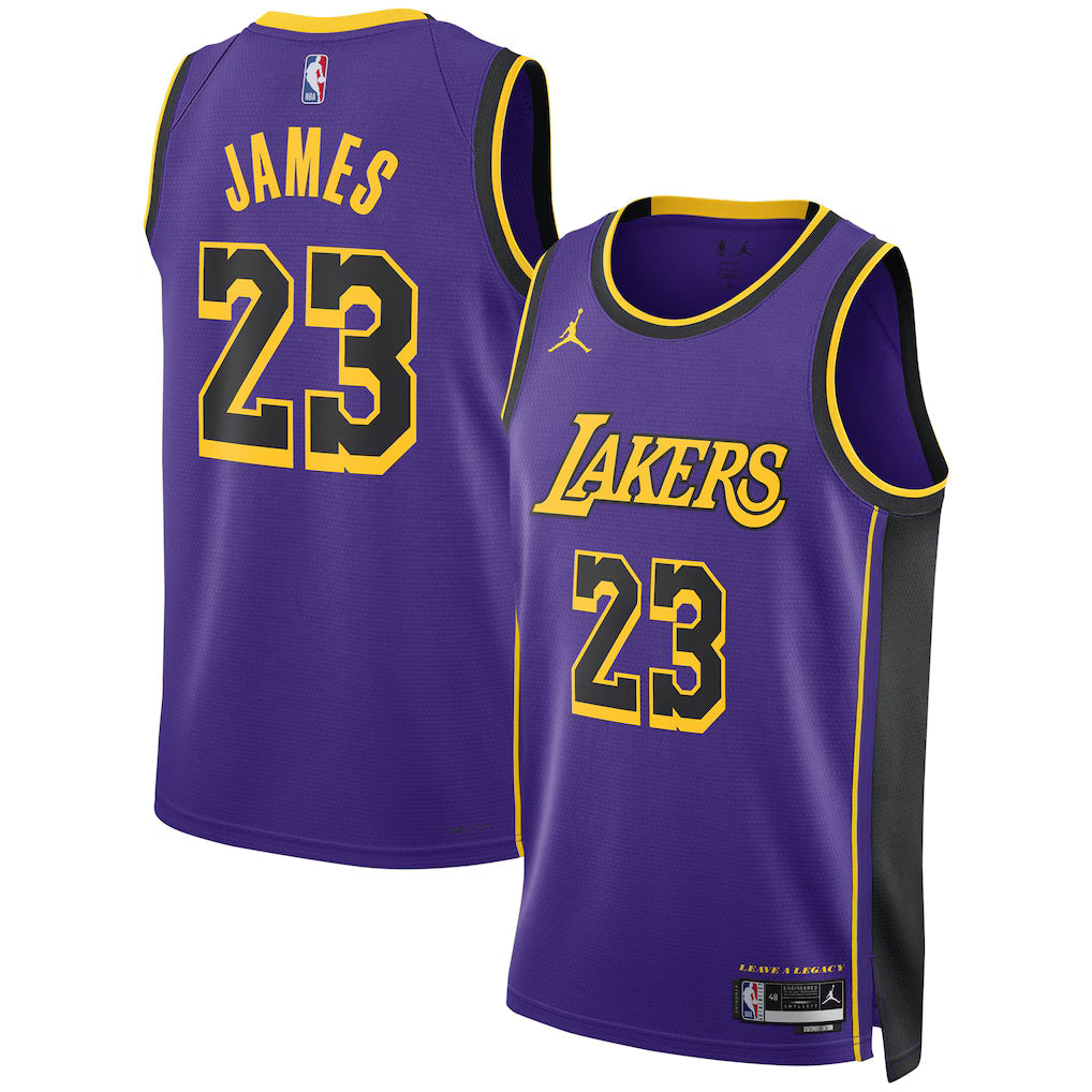 LeBron James Los Angeles Lakers Unisex Jersey - Statement Edition - Purple