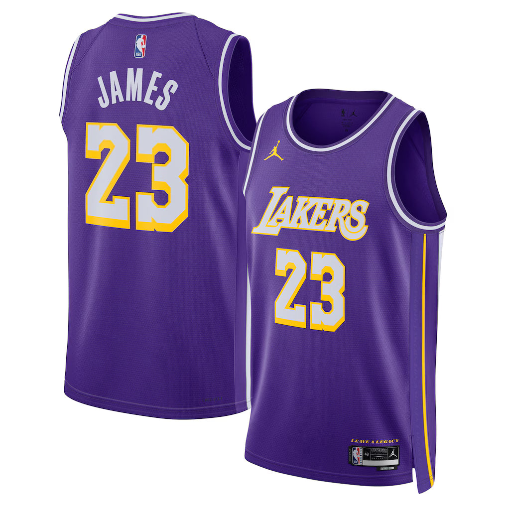 LeBron James Los Angeles Lakers Unisex Jersey - Statement Edition - Purple