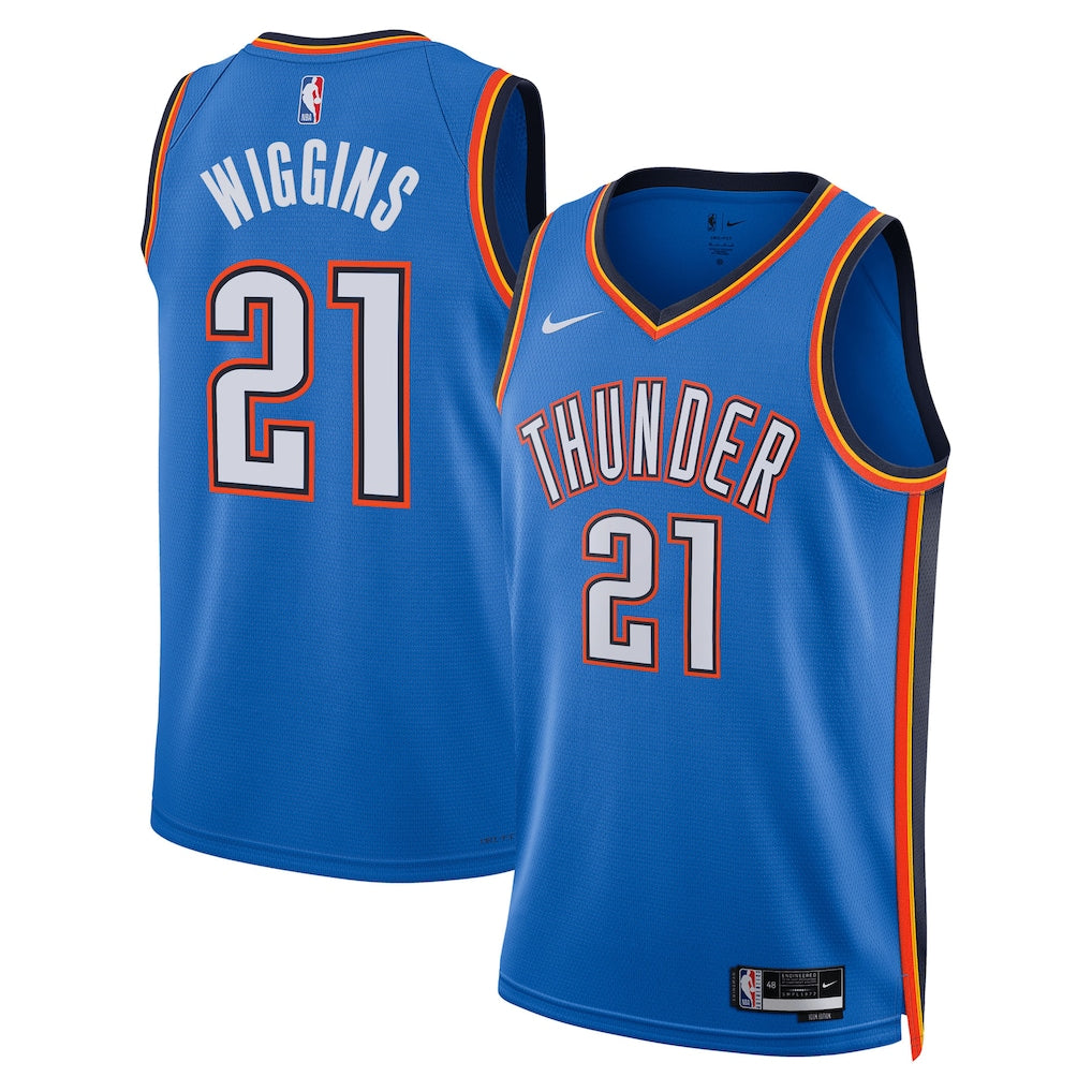 Aaron Wiggins Oklahoma City Thunder Unisex Player Jersey - Icon Edition - Blue