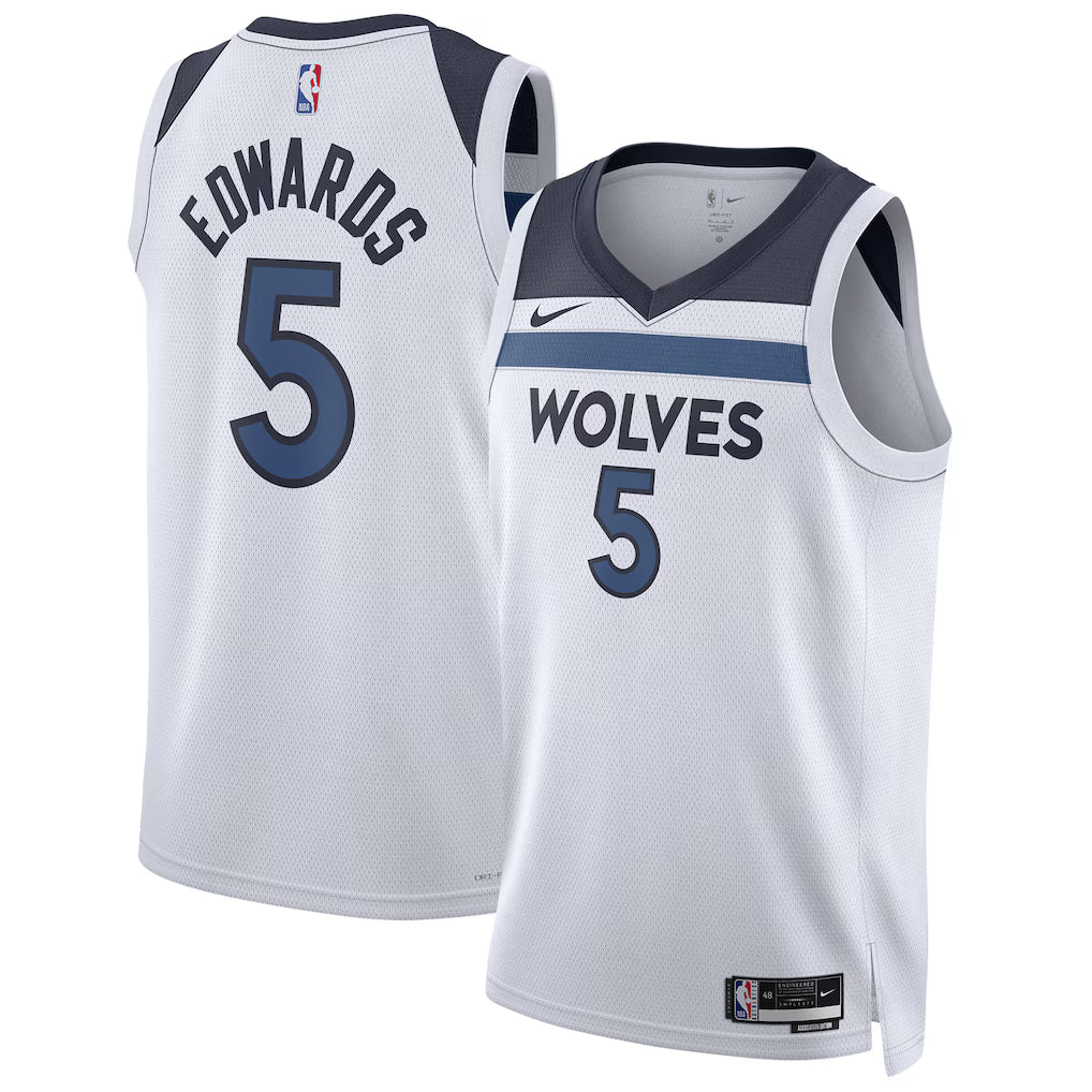 Anthony Edwards Minnesota Timberwolves Unisex Jersey - Association Edition - White