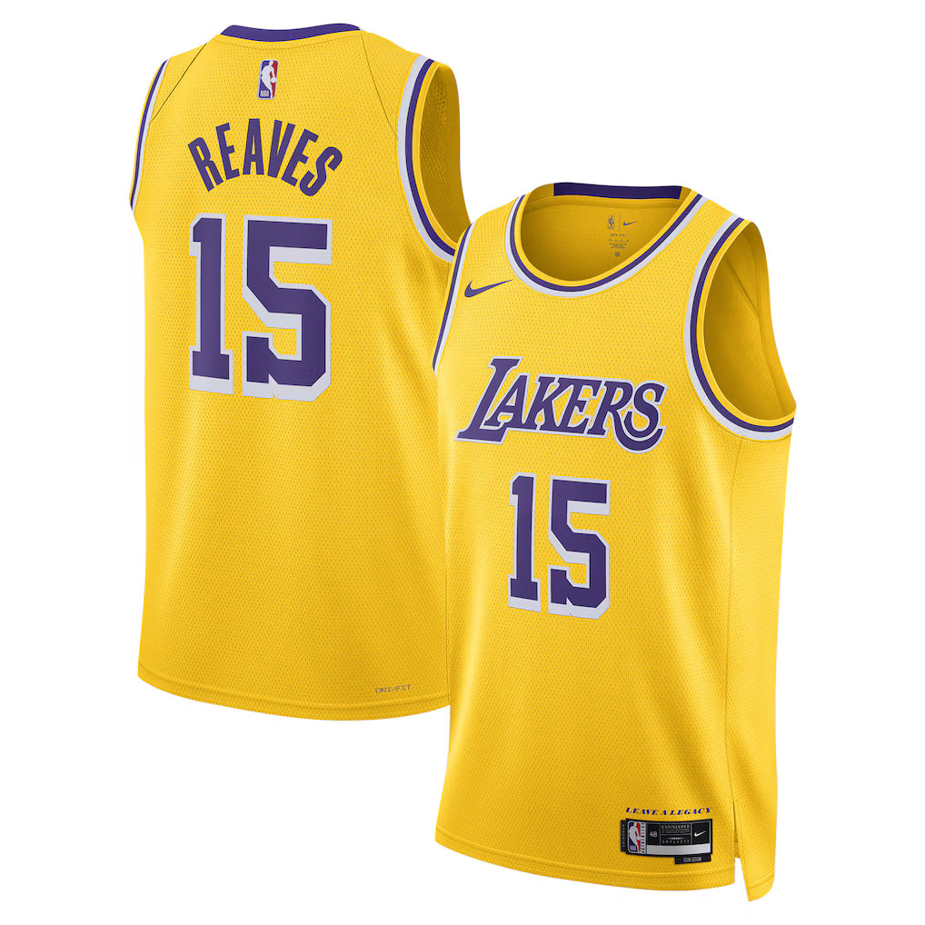 Austin Reaves Los Angeles Lakers Unisex Jersey - Icon Edition - Gold