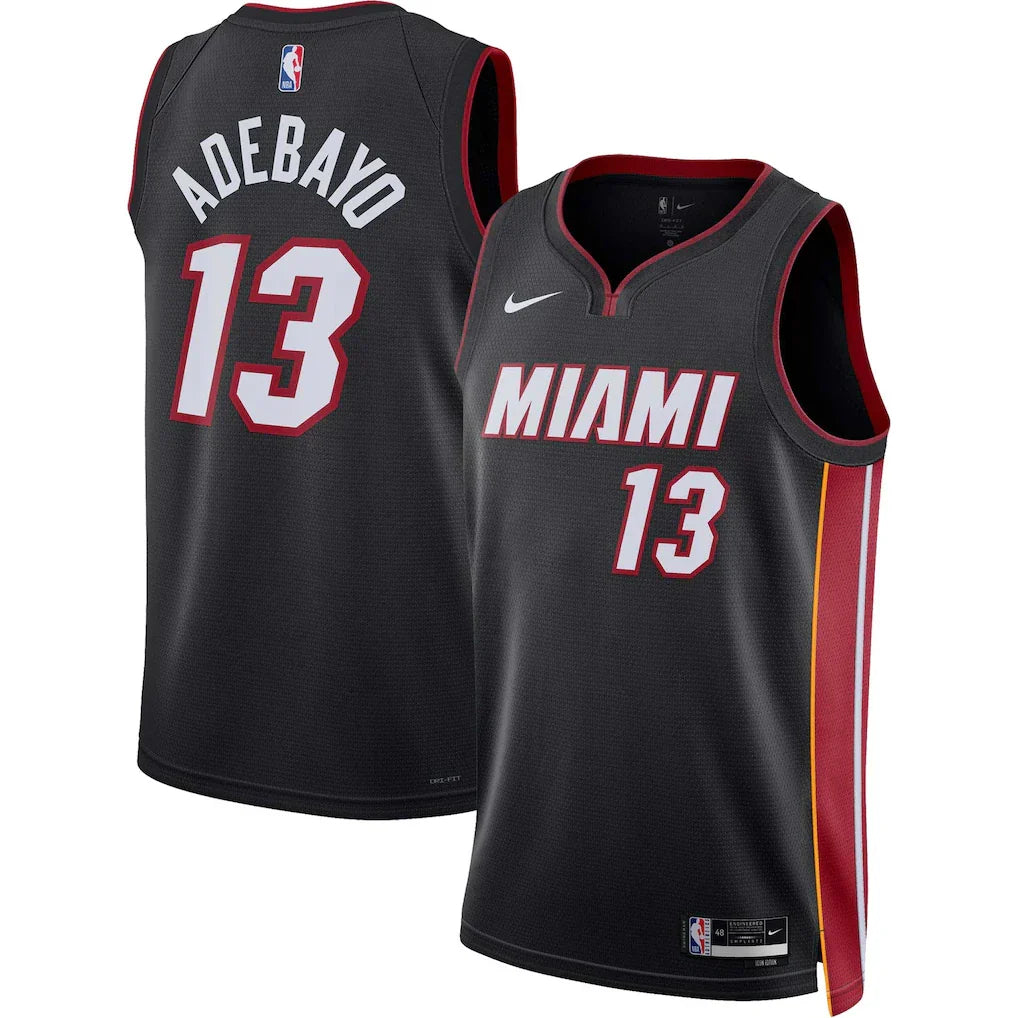 Bam Adebayo Miami Heat Unisex Jersey - Icon Edition - Black