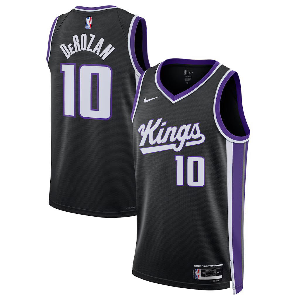DeMar DeRozan Sacramento Kings Unisex Player Jersey - Icon Edition - Black