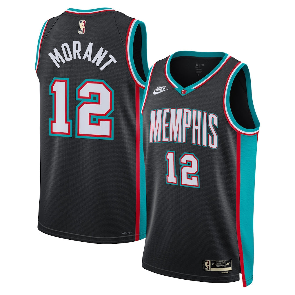 Ja Morant Memphis Grizzlies Unisex Jersey - Classic Edition - Black