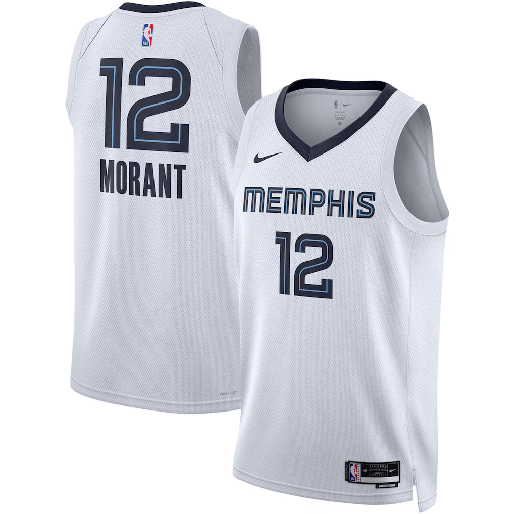 Ja Morant Memphis Grizzlies Unisex Jersey - Association Edition - White