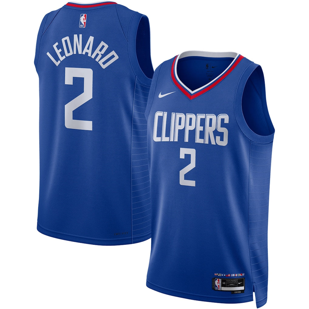Kawhi Leonard LA Clippers Unisex Jersey - Icon Edition - Royal