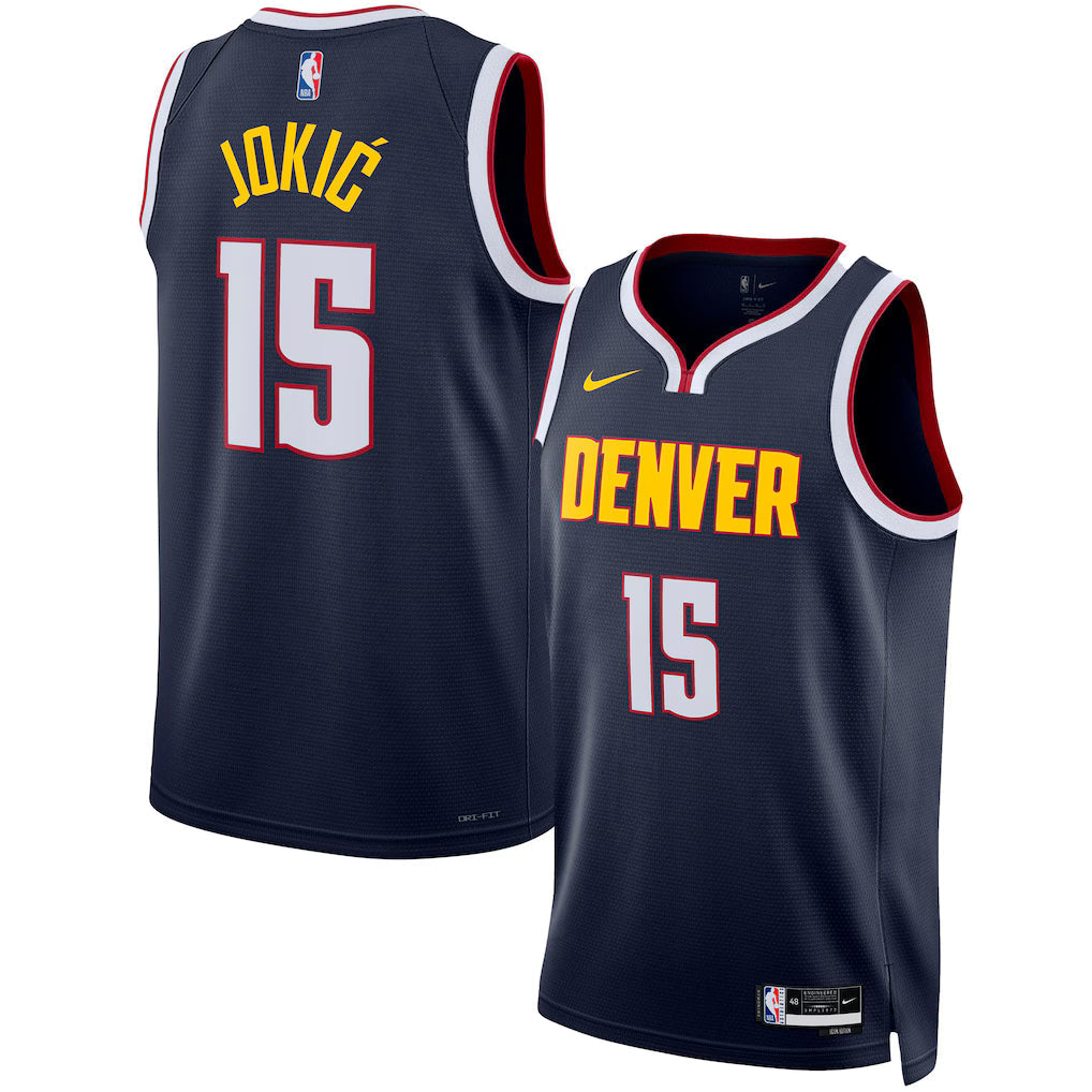 Nikola Jokic Denver Nuggets Unisex Jersey - Icon Edition - Navy