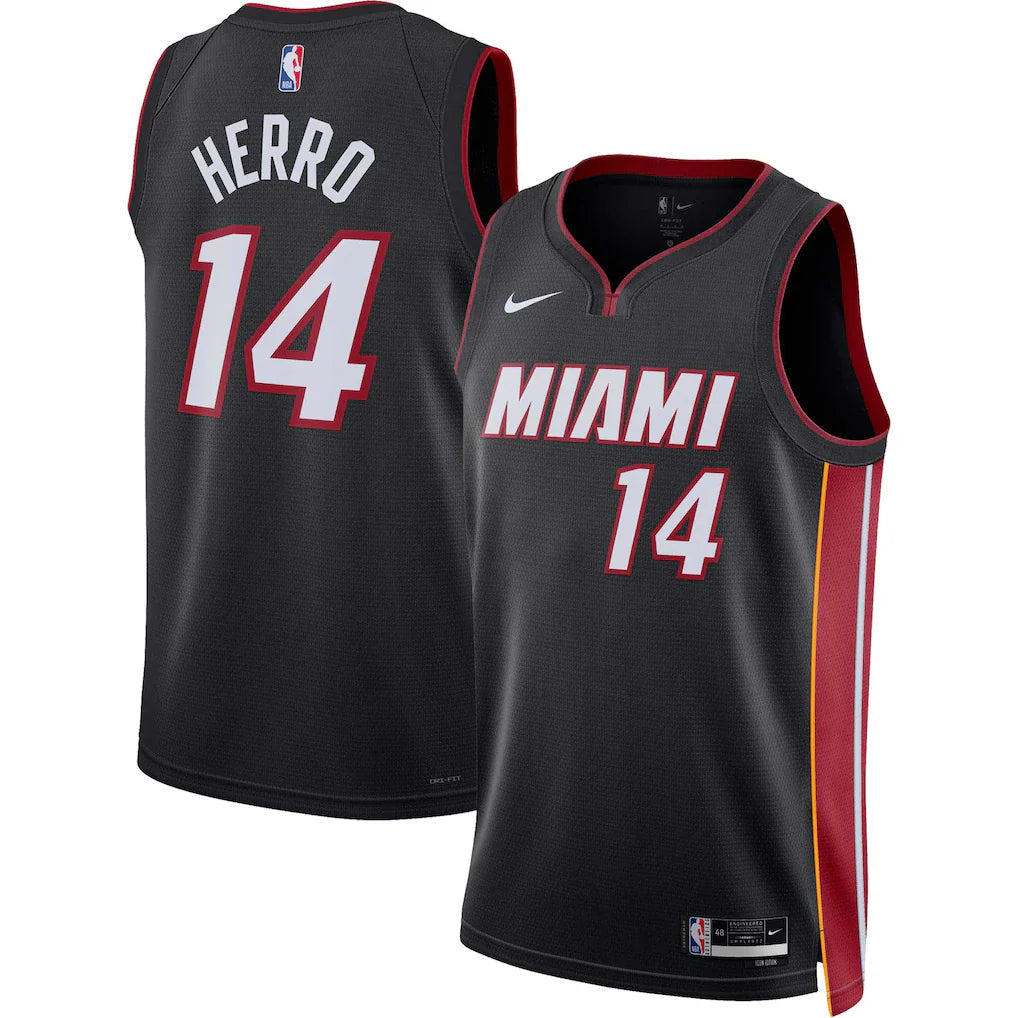 Tyler Herro Miami Heat Unisex Jersey - Icon Edition - Black