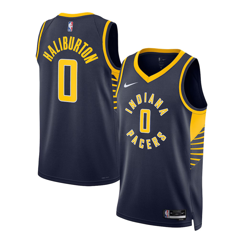 Tyrese Haliburton Indiana Pacers Unisex Jersey - Icon Edition - Navy