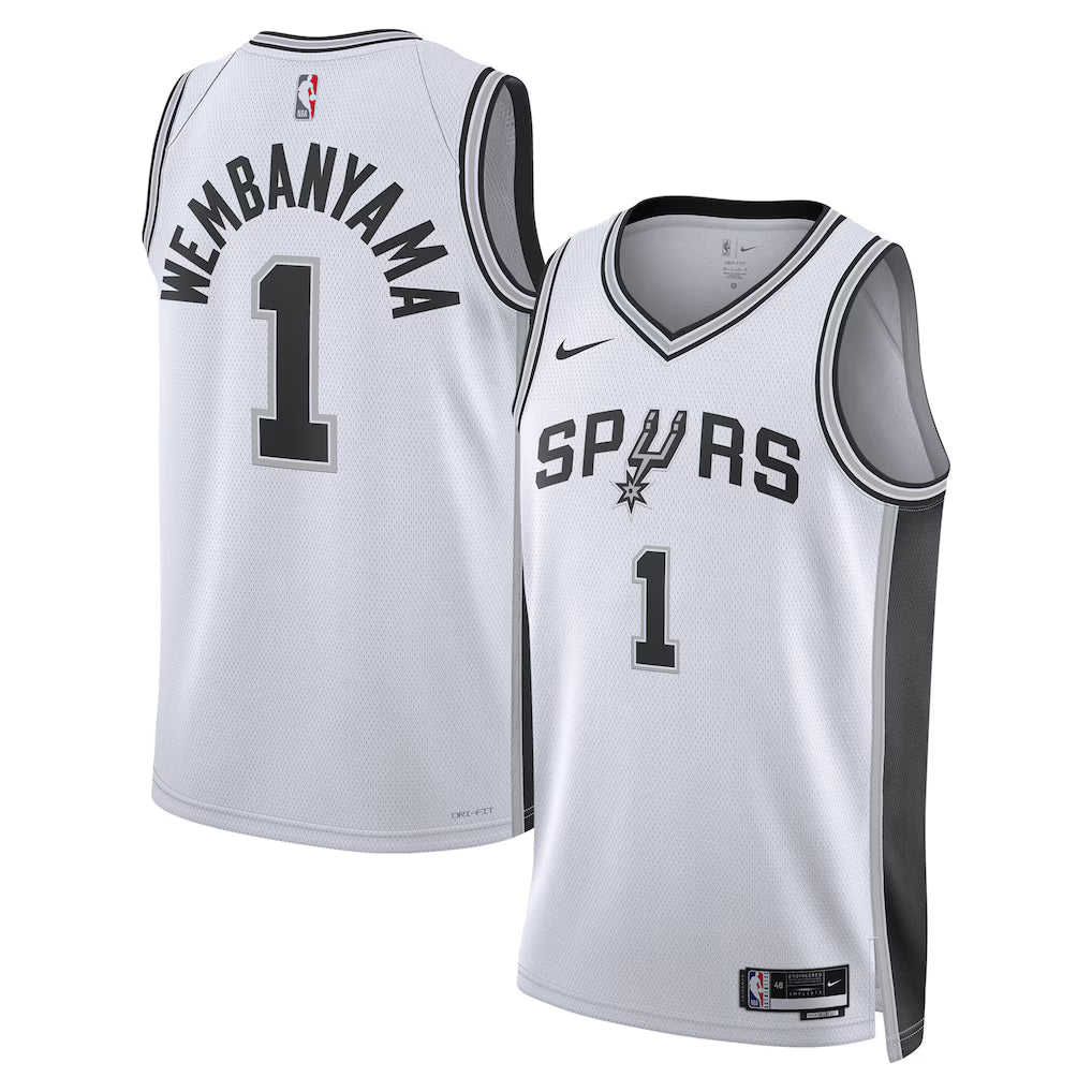 Victor Wembanyama San Antonio Spurs Unisex Jersey - Association Edition - White