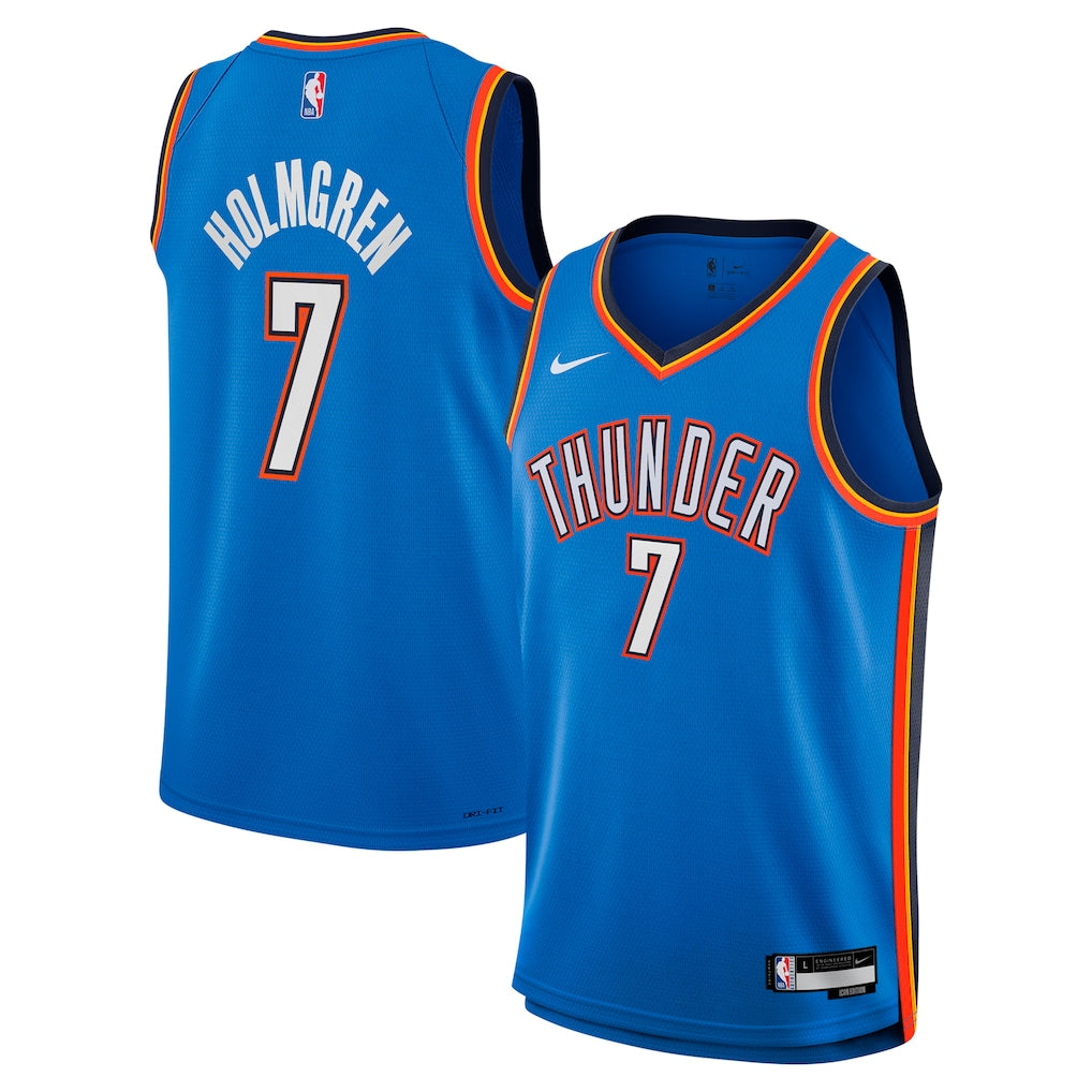 Chet Holmgren Oklahoma City Thunder Jersey - Icon Edition - Blue