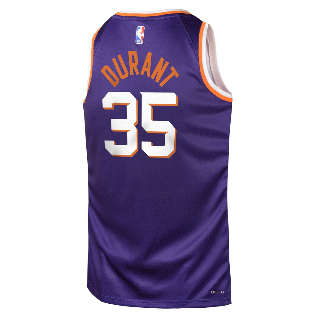 Youth Kevin Durant Phoenix Suns Nike Purple Icon Edition Swingman Jersey